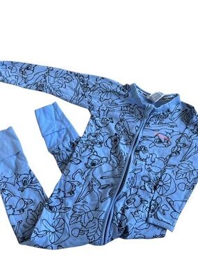 Bonds Blue Bambi Print Zippy Onesie Pajamas